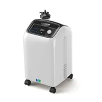 10 LPM oxygen concentrator on rent in Chennai — white unit with digital control panel and humidifier bottle