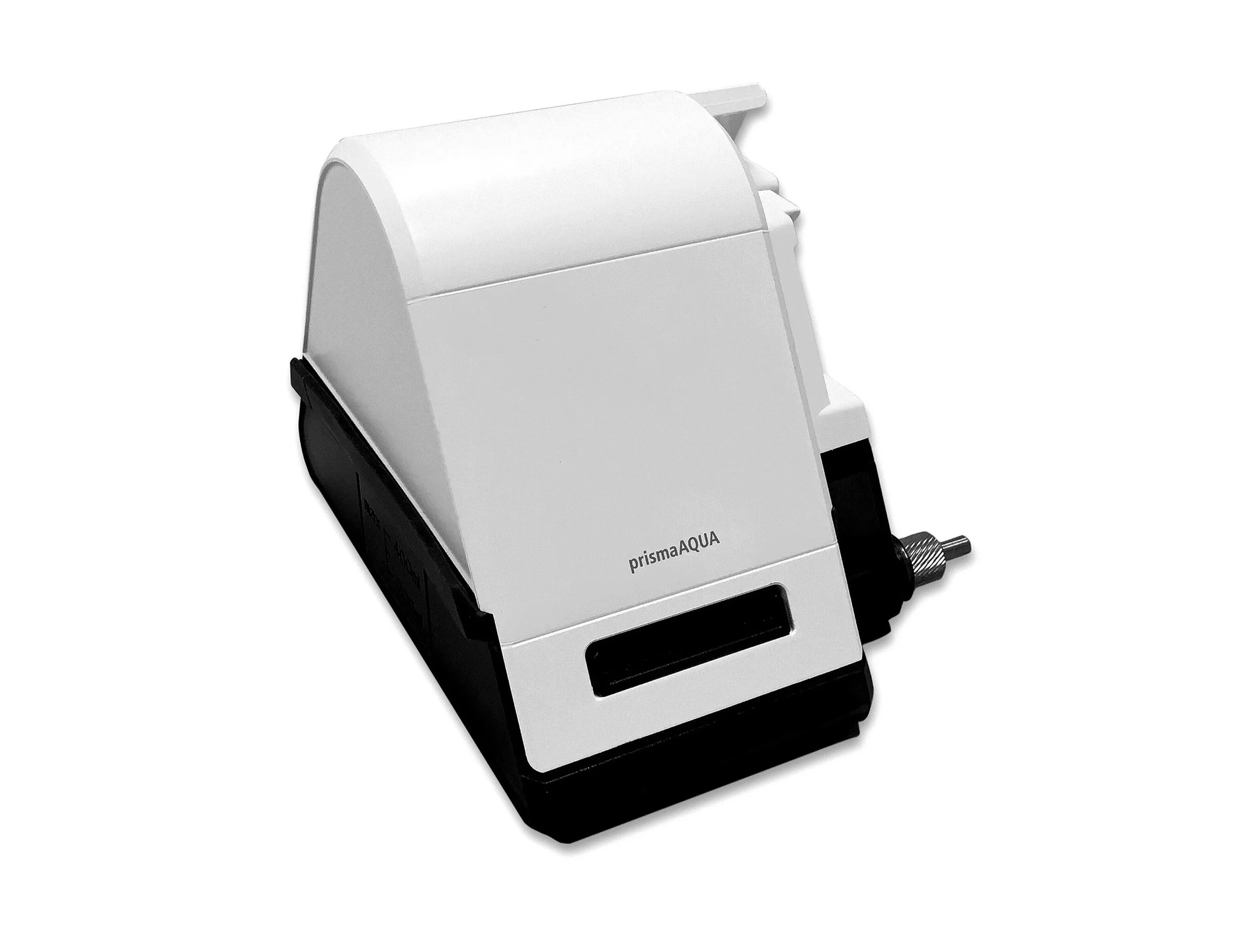 Löwenstein prismaAQUA heated humidifier — white water chamber module shown on its own